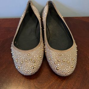 Stuart Weitzman size 9 studded flats